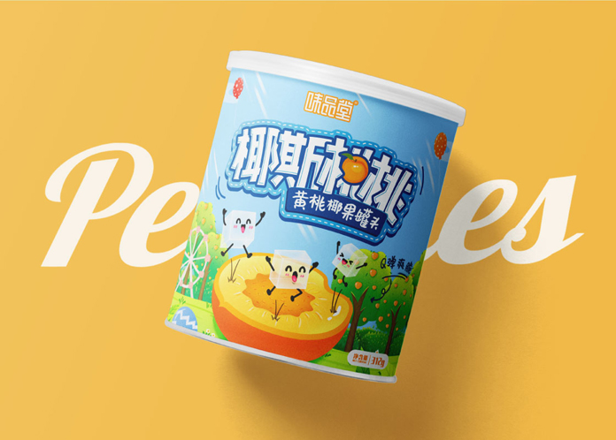 味品堂-黄桃椰果罐头
